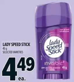 Metro Lady speed stick offer