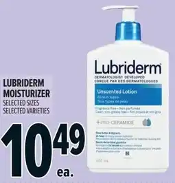 Metro Lubriderm moisturizer offer