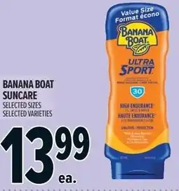 Metro Banana boat suncare offer