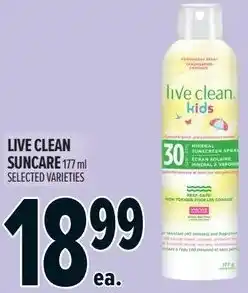 Metro Live clean suncare offer