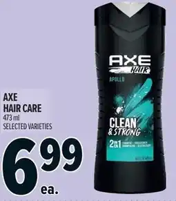 Metro Axe hair care offer
