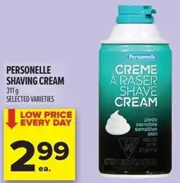 Metro Personelle shaving cream offer