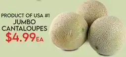Fiesta Farms Jumbo cantaloupes offer