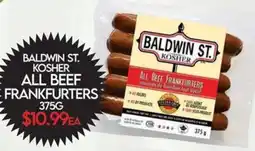 Fiesta Farms Baldwin st. kosher all beef frankfurters offer