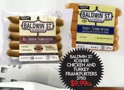 Fiesta Farms Baldwin st. kosher chicken and turkey frankfurters offer