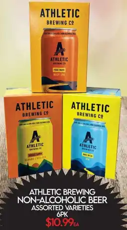 Fiesta Farms Athletic brewing non-alcoholic beer offer