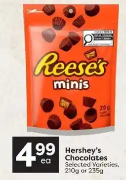 Quality Foods Hershey's Chocolates offer