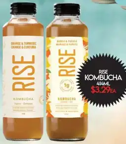 Fiesta Farms Rise kombucha offer