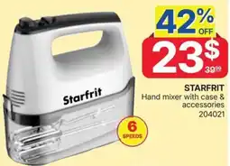 Rossy Starfrit Hand mixer with case & accessories offer