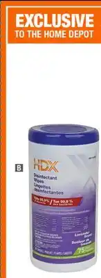 Home Depot 75-pack disinfectant wipes lavender scent offer