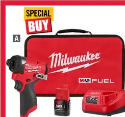 Home Depot 1/4 Hex impact driver kit w/ 2.0Ah battery and charger offer