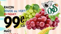 Marche Salaberry RAISIN ROUGE ou VERT EN PAQUET offer