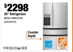 Home Depot 36 Refrigerator offer
