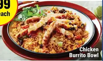 M & M Food Market Chicken Burrito Bowl offer