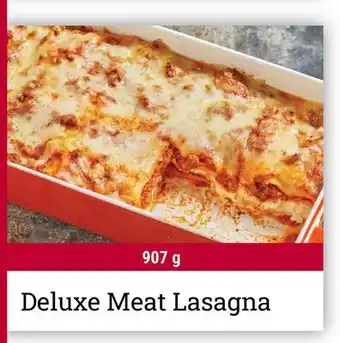 M & M Food Market Deluxe Meat Lasagna offer