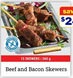 M & M Food Market Beef and Bacon Skewers offer
