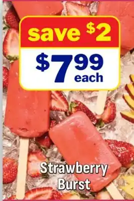 M & M Food Market Strawberry Burst offer