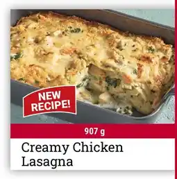 M & M Food Market Creamy Chicken Lasagna offer