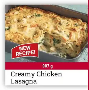 M & M Food Market Creamy Chicken Lasagna offer