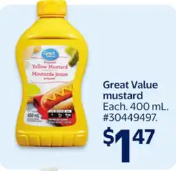 Walmart Great Value mustard offer
