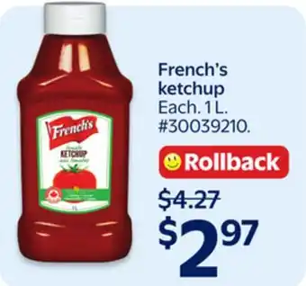 Walmart French's ketchup offer