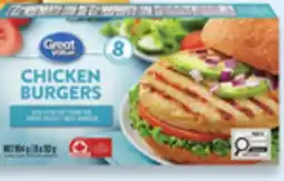Walmart Great Value chicken burgers offer