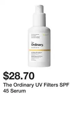 Sephora The Ordinary UV Filters SPF 45 Serum offer
