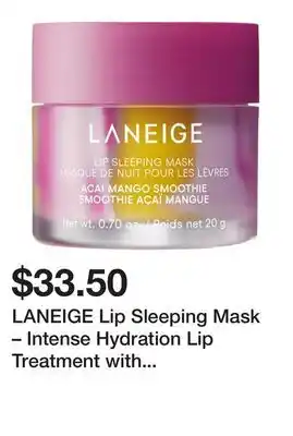 Sephora LANEIGE Lip Sleeping Mask – Intense Hydration Lip Treatment with Vitamin C offer
