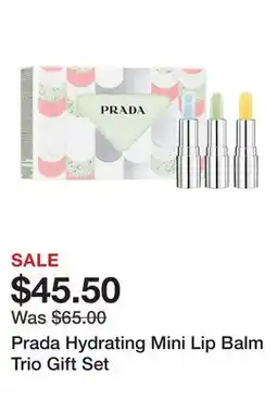 Sephora Prada Hydrating Mini Lip Balm Trio Gift Set offer