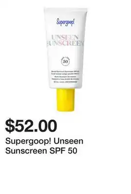 Sephora Supergoop! Unseen Sunscreen SPF 50 offer