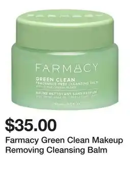 Sephora Farmacy Green Clean Makeup Removing Cleansing Balm offer