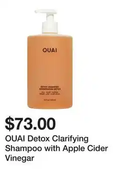 Sephora OUAI Detox Clarifying Shampoo with Apple Cider Vinegar offer