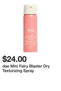 Sephora dae Mini Fairy Blaster Dry Texturizing Spray offer