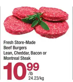 Highland Farms Fresh Store-Made Beef Burgers offer