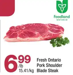 Highland Farms Fresh Ontario Pork Shoulder Blade Steak offer
