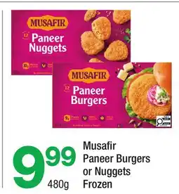 Highland Farms Musafir Paneer Burgers or Nuggets offer