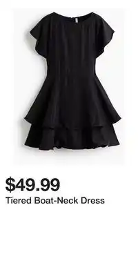 H&M Tiered Boat-Neck Dress offer