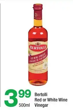 Highland Farms Bertolli Red or White Wine Vinegar offer
