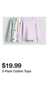 H&M 3-Pack Cotton Tops offer