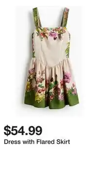 H&M Dress with Flared Skirt offer