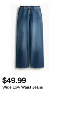 H&M Wide Low Waist Jeans offer
