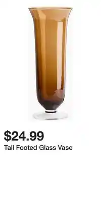 H&M Tall Footed Glass Vase offer