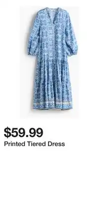 H&M Printed Tiered Dress offer