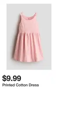 H&M Printed Cotton Dress offer