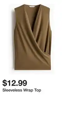 H&M Sleeveless Wrap Top offer