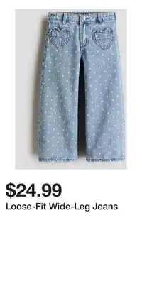 H&M Loose-Fit Wide-Leg Jeans offer