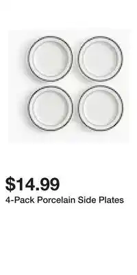 H&M 4-Pack Porcelain Side Plates offer