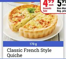 M & M Food Market Classic French Style Quiche offer
