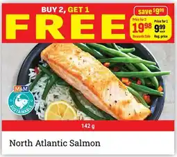 M & M Food Market North Atlantic Salmon offer