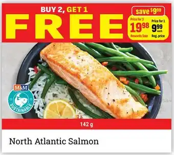 M & M Food Market North Atlantic Salmon offer